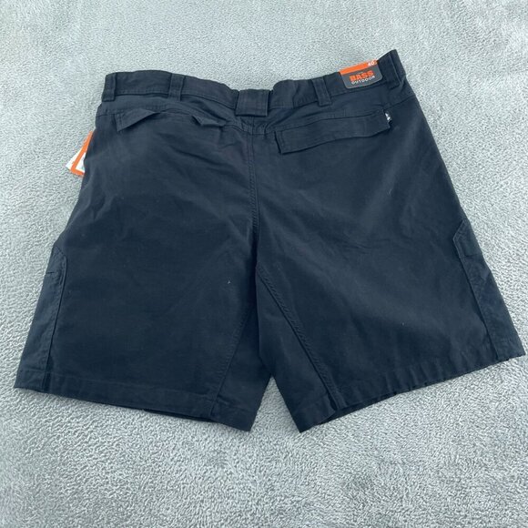 Bass Outdoor Mens Pro Cargo Shorts 40 Black Cotton/Spandex Blend NWT 3644 - Picture 2 of 10